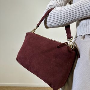 Borsa in pelle Burgundy