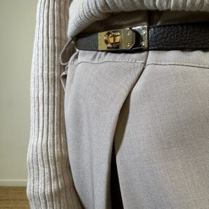 Cintura regolabile in pelle