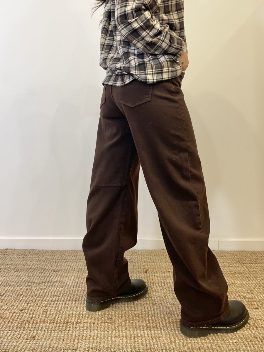 Jeans baggy chocolate - immagine 3