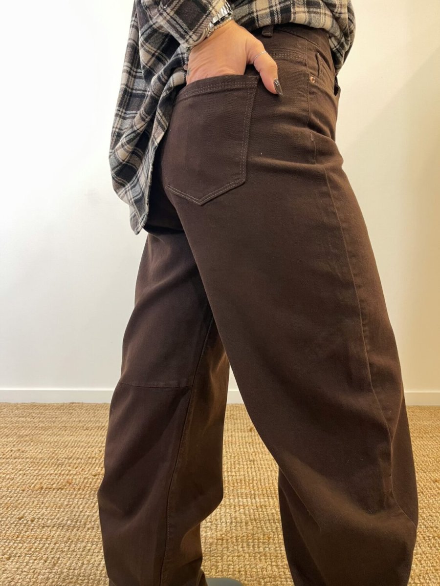 Jeans baggy chocolate - immagine 5