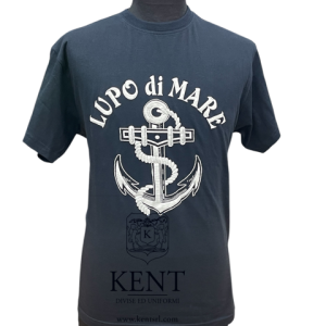 T-SHIRT BLU NAVY – LUPO DI MARE – STAMPA IN 3D
