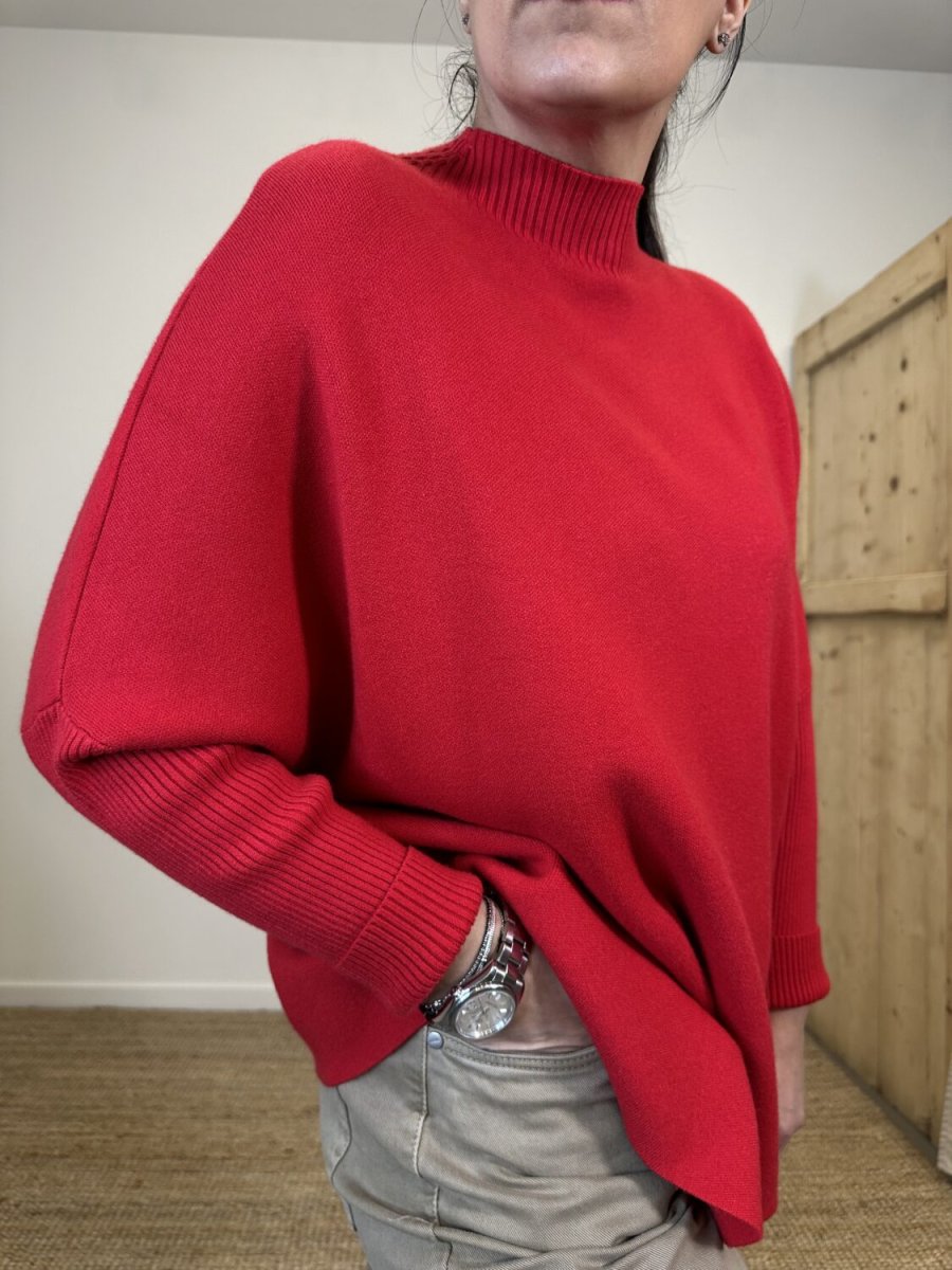 Pull oversize red