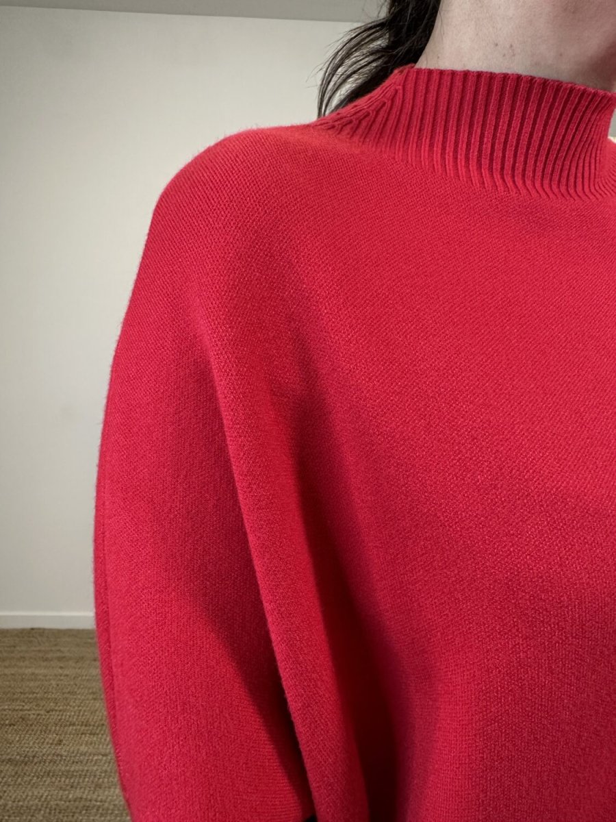Pull oversize red - immagine 5