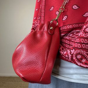 Borsa in pelle red