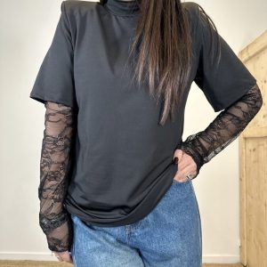 T-shirt spallina black