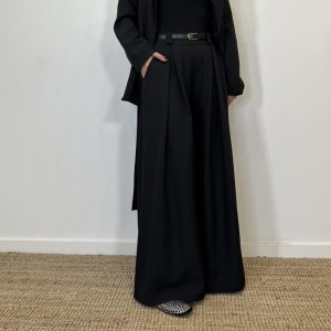 Pantalone sartorial black