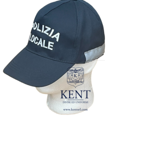 BERRETTO BASEBALL POLIZIA LOCALE CON BANDE RIFRANGENTI