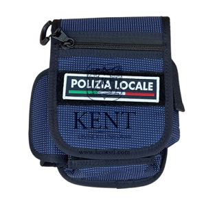 BORSETTO MULTIUSO IN CORDURA BLU RIFRANGENTE POLIZIA LOCALE