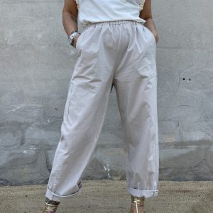 Pantalone Cotton Beige
