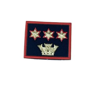 PATCH PER POLO CON GRADO DA DIRIGENTE SUPERIORE COMANDANTE