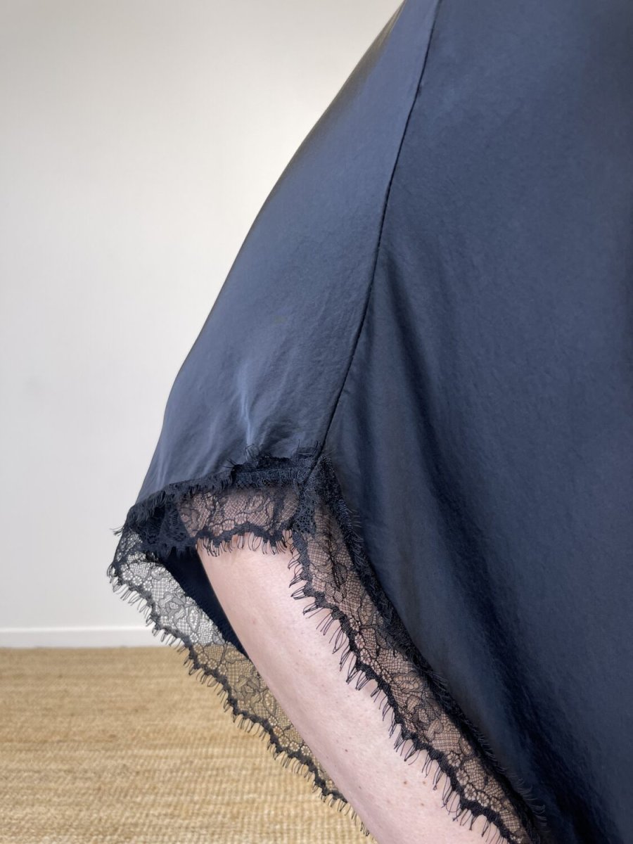 Gonna satin pizzo - immagine 5