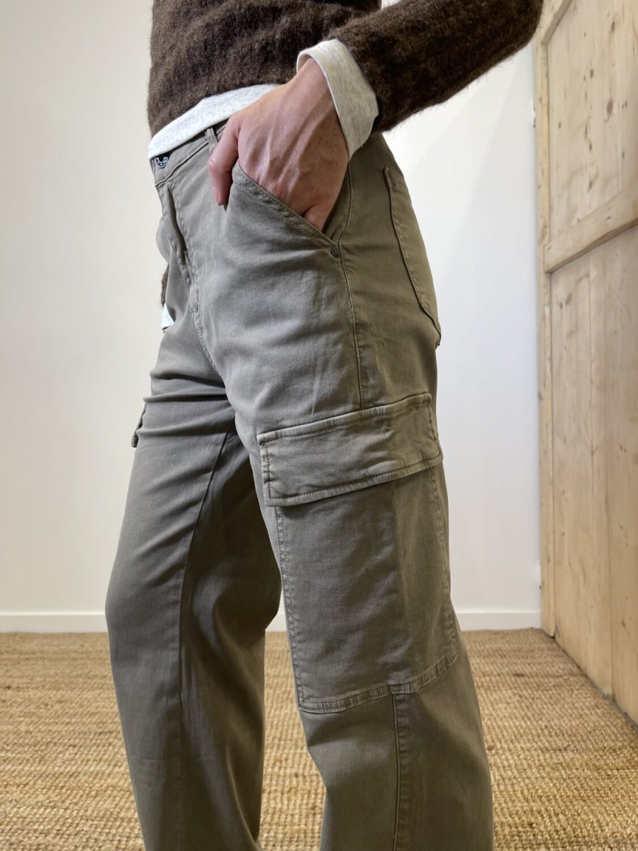 Pantalone cargo tortora - immagine 4