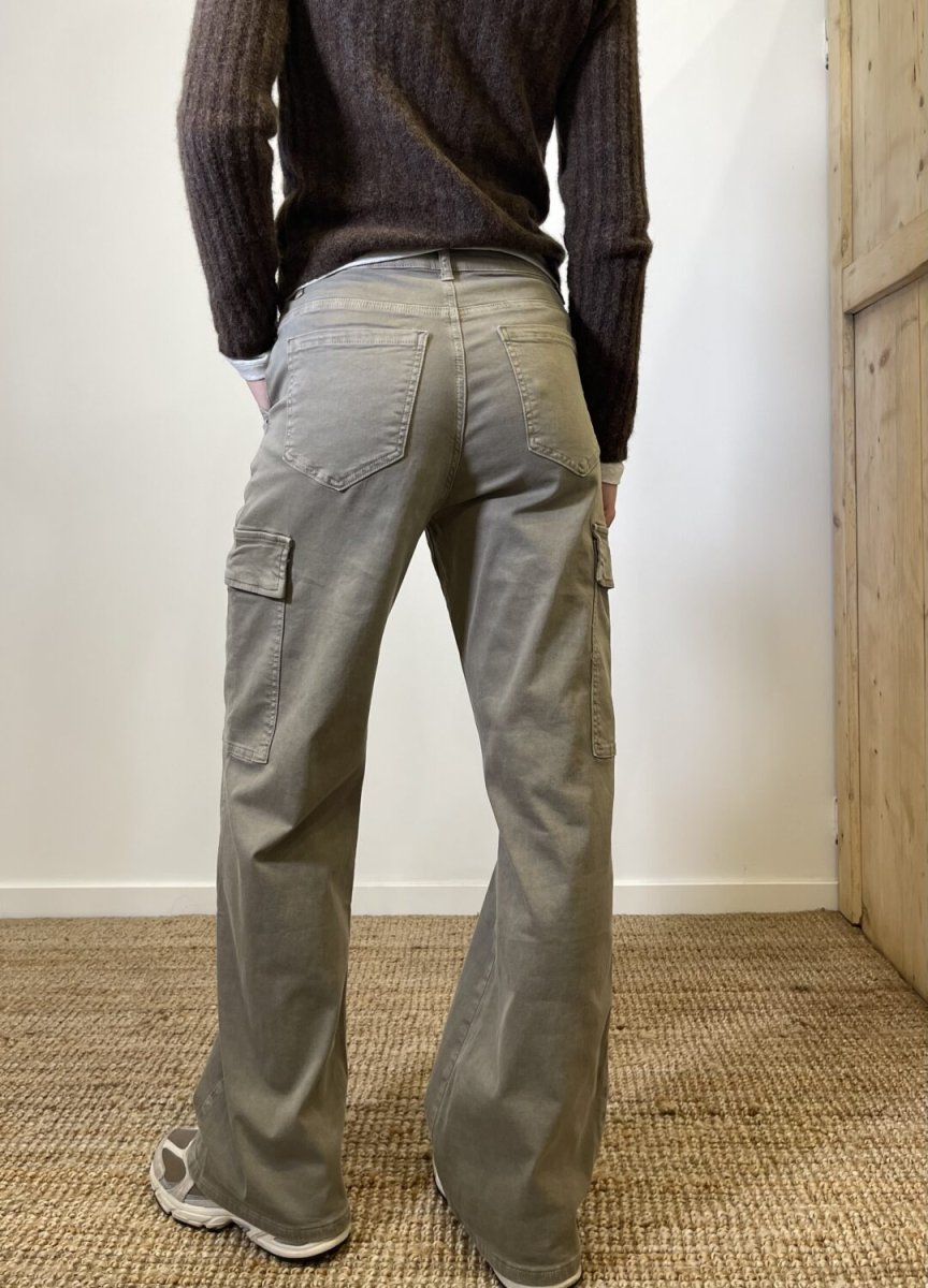 Pantalone cargo tortora - immagine 6