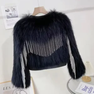 Giacca Fringed Fur