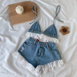 Coordinato Denim Lace Dream