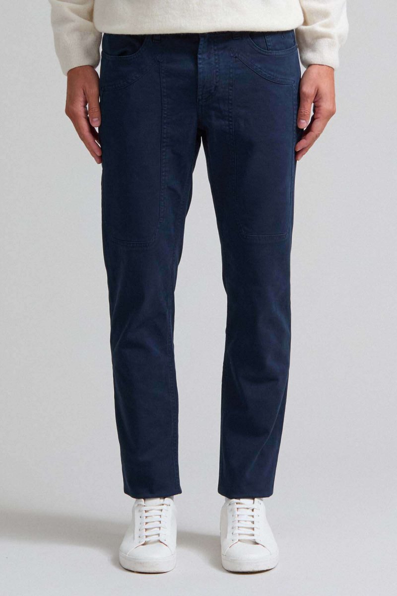 Pantalone JOHN – Cotone Toppa Slim Fit