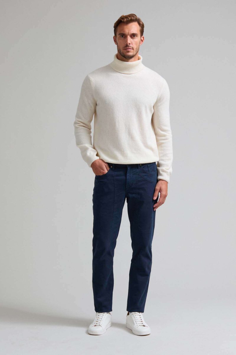 Pantalone JOHN – Cotone Toppa Slim Fit - immagine 3