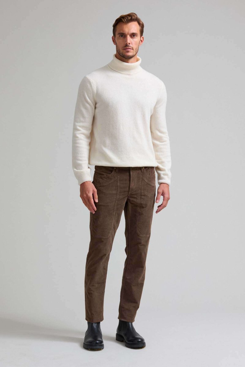 Pantalone JOHN – Cotone Toppa Slim Fit - immagine 3