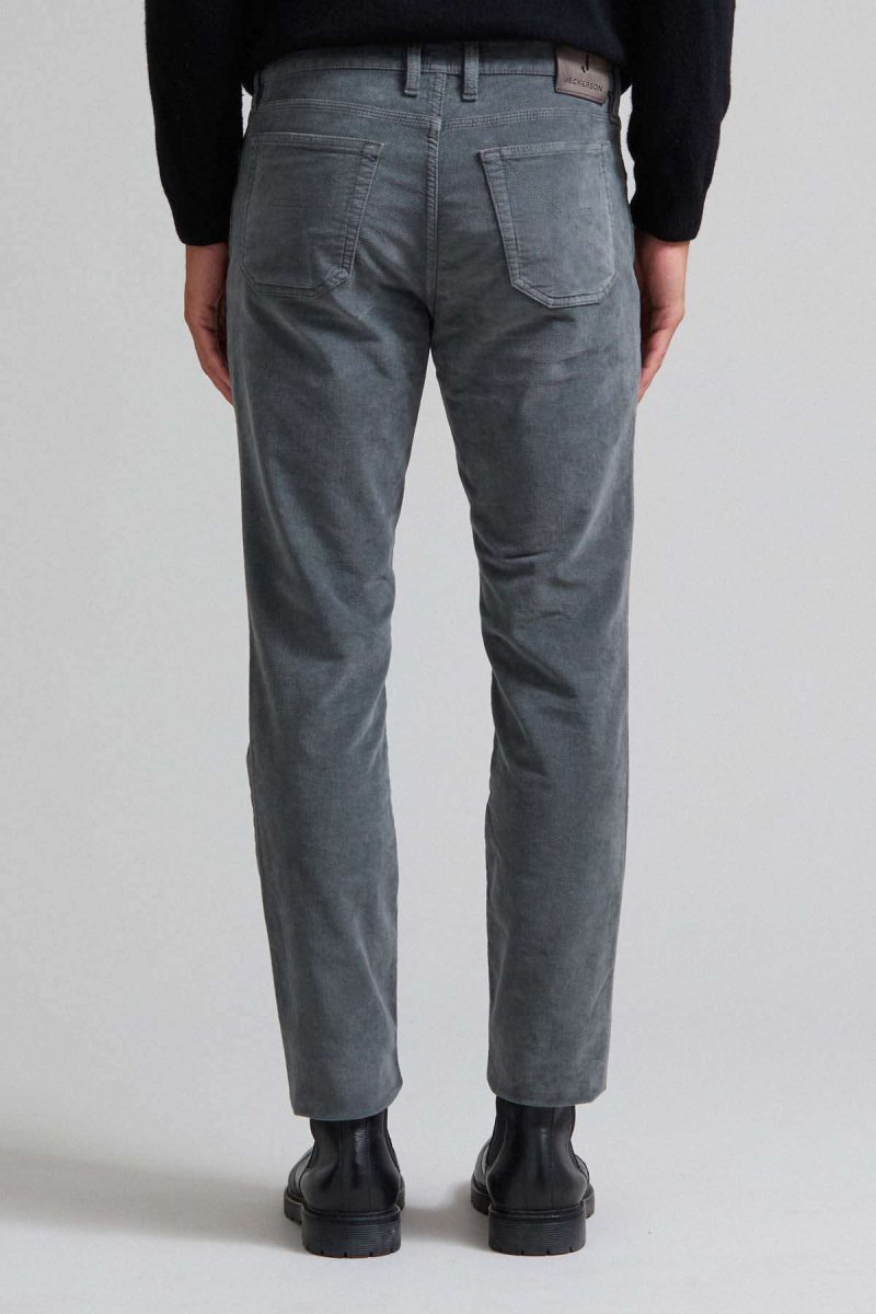 Pantalone JOHN – Cotone Toppa Slim Fit - immagine 4