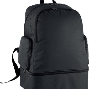 ZAINO SPORT NERO CON FONDO RIGIDO 42 LITRI