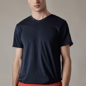 T-Shirt Scollo a V Elasticizzata