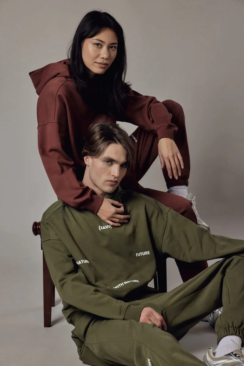 Felpa con Cappuccio Loose Fit - immagine 5