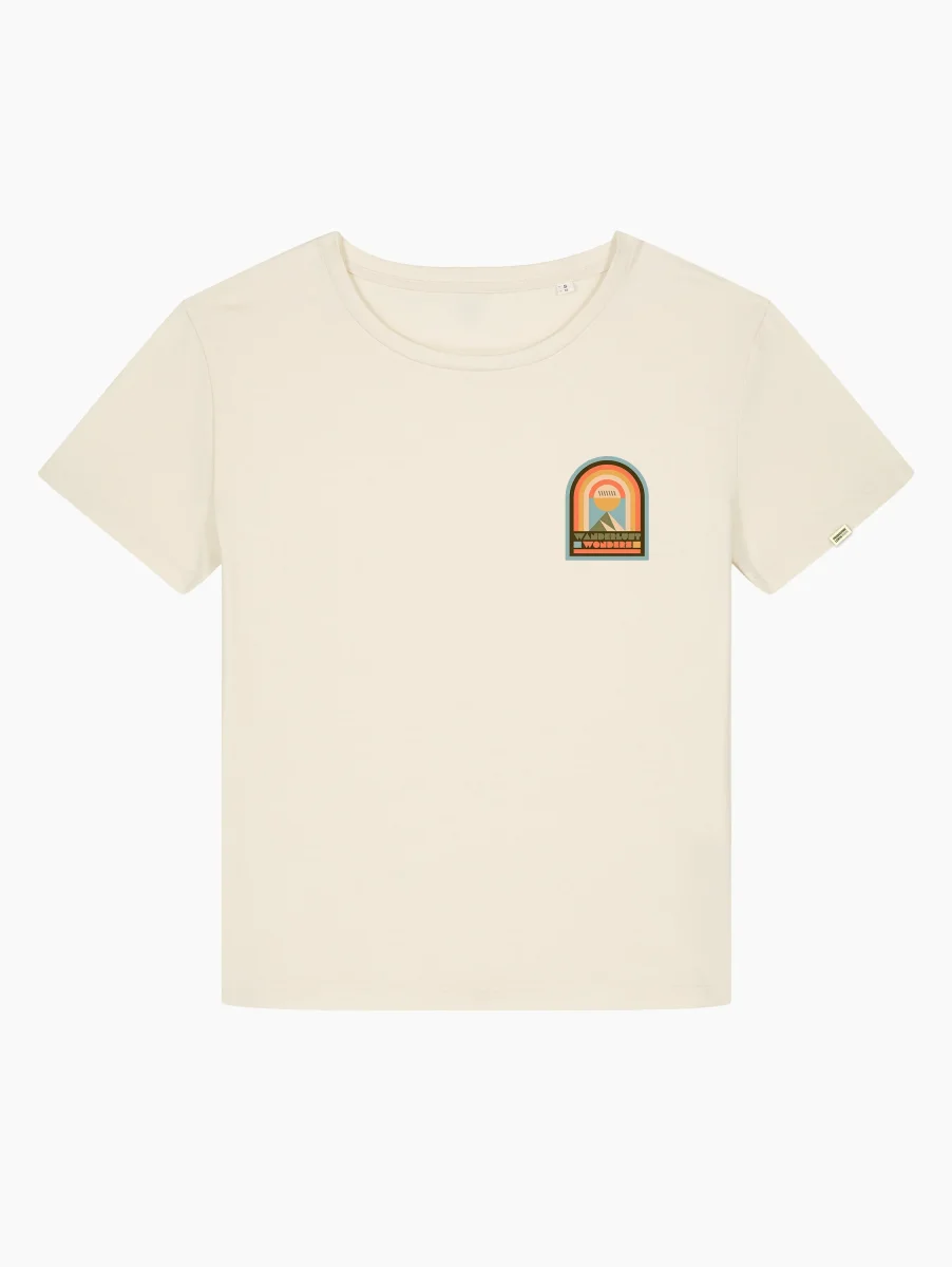 T-Shirt scollo ampio - Wanderlust Wonders - immagine 4