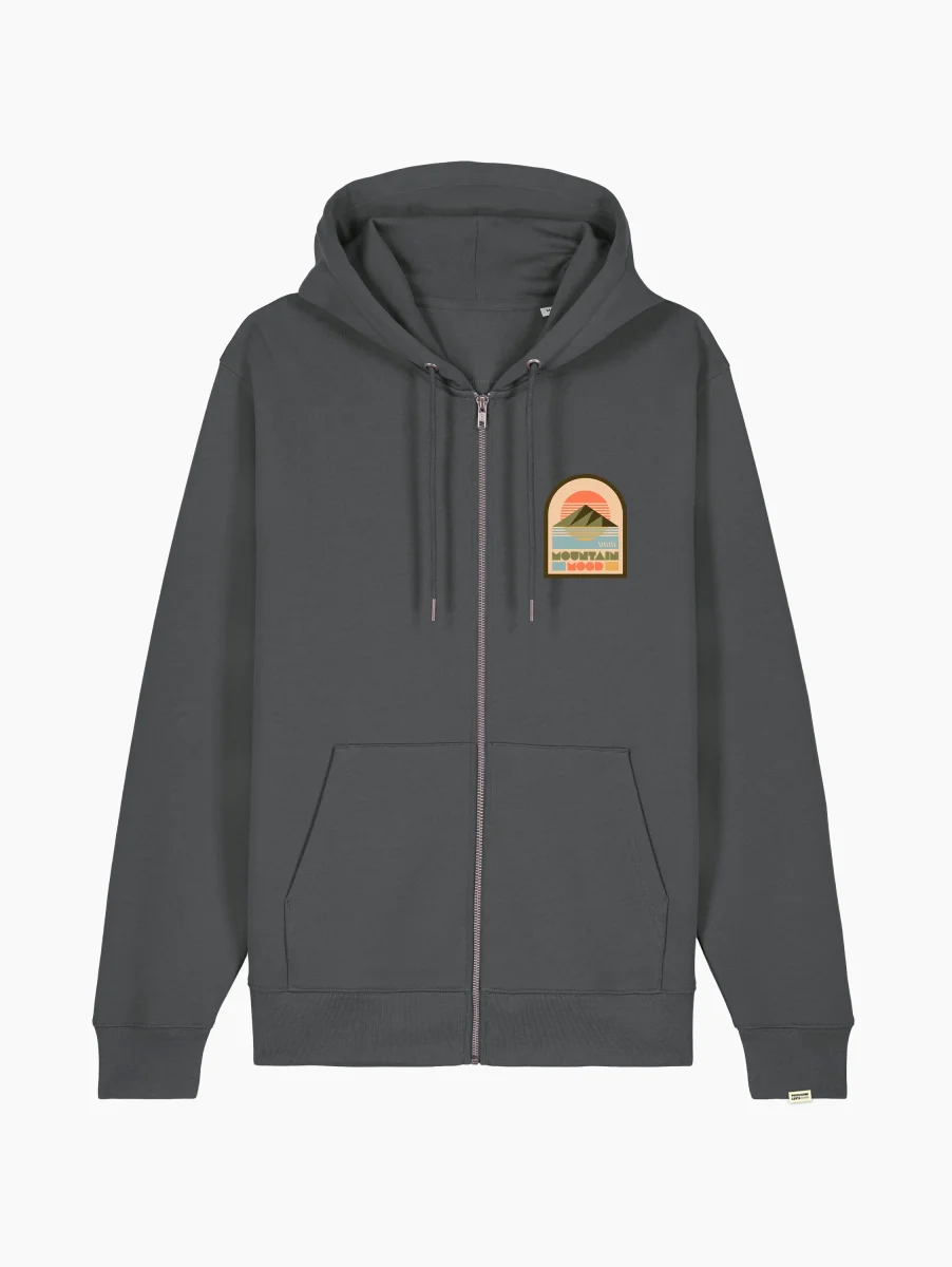 Felpa zip - Mountain mood - immagine 3