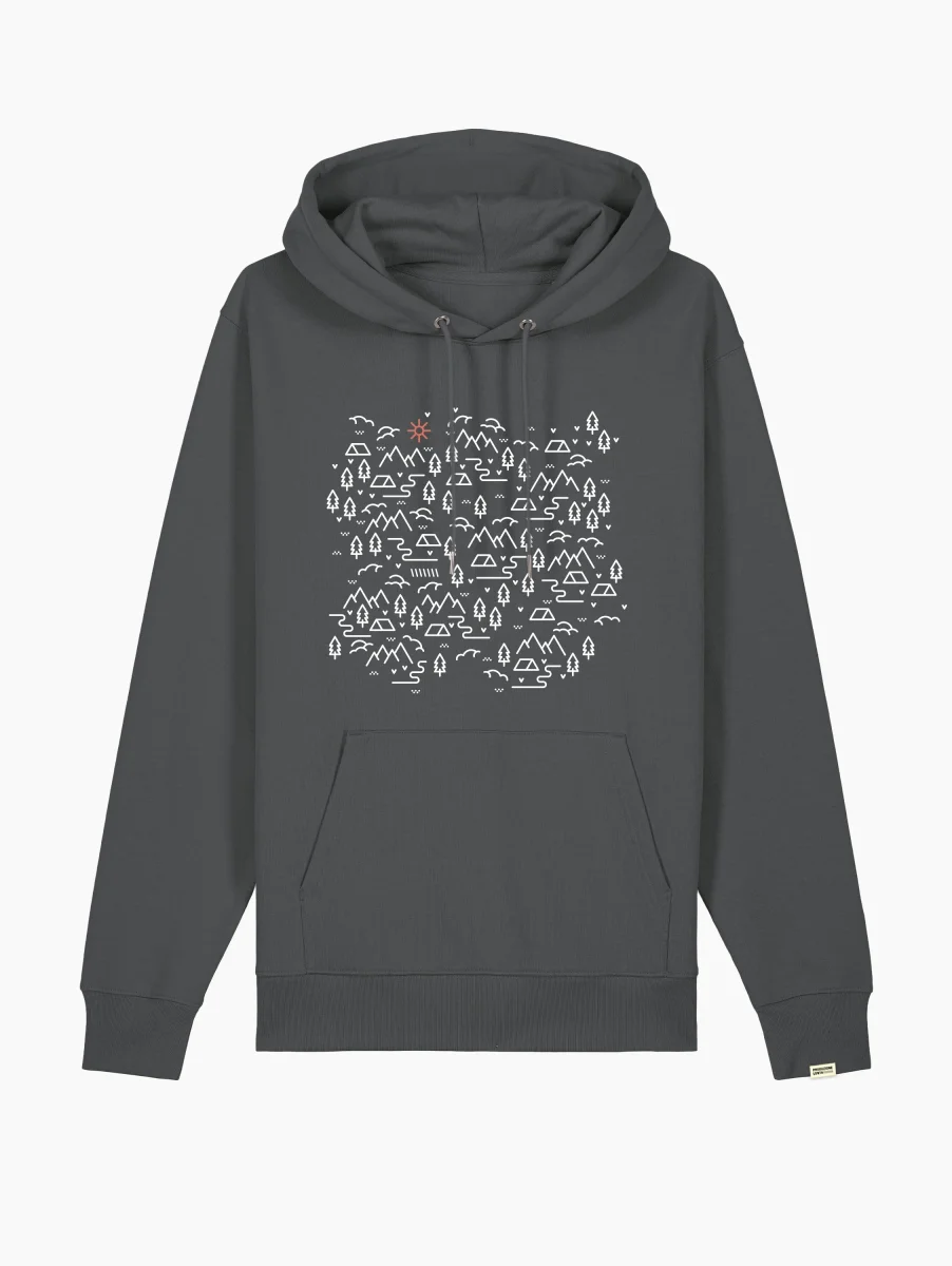 Felpa con cappuccio - Wild camp - immagine 3