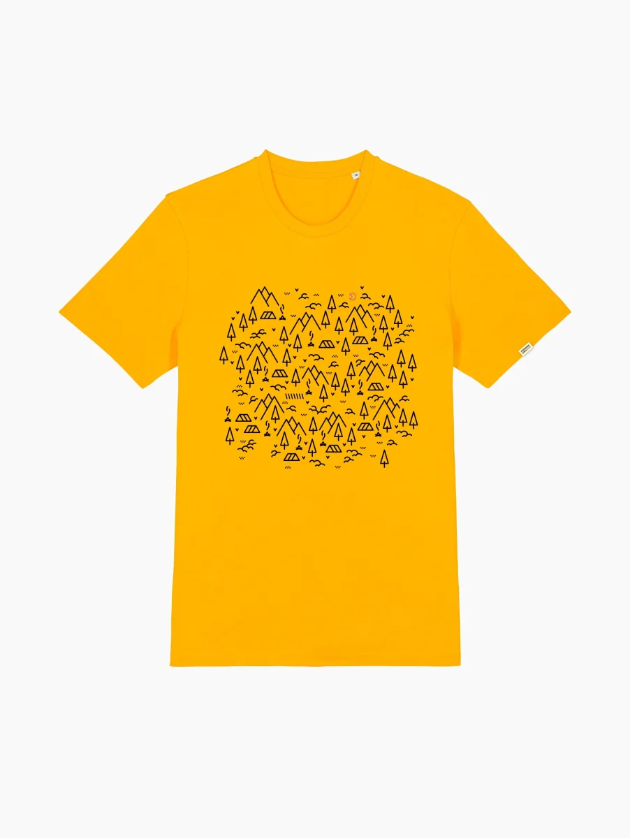 T-Shirt classica - Campfire camping - immagine 8