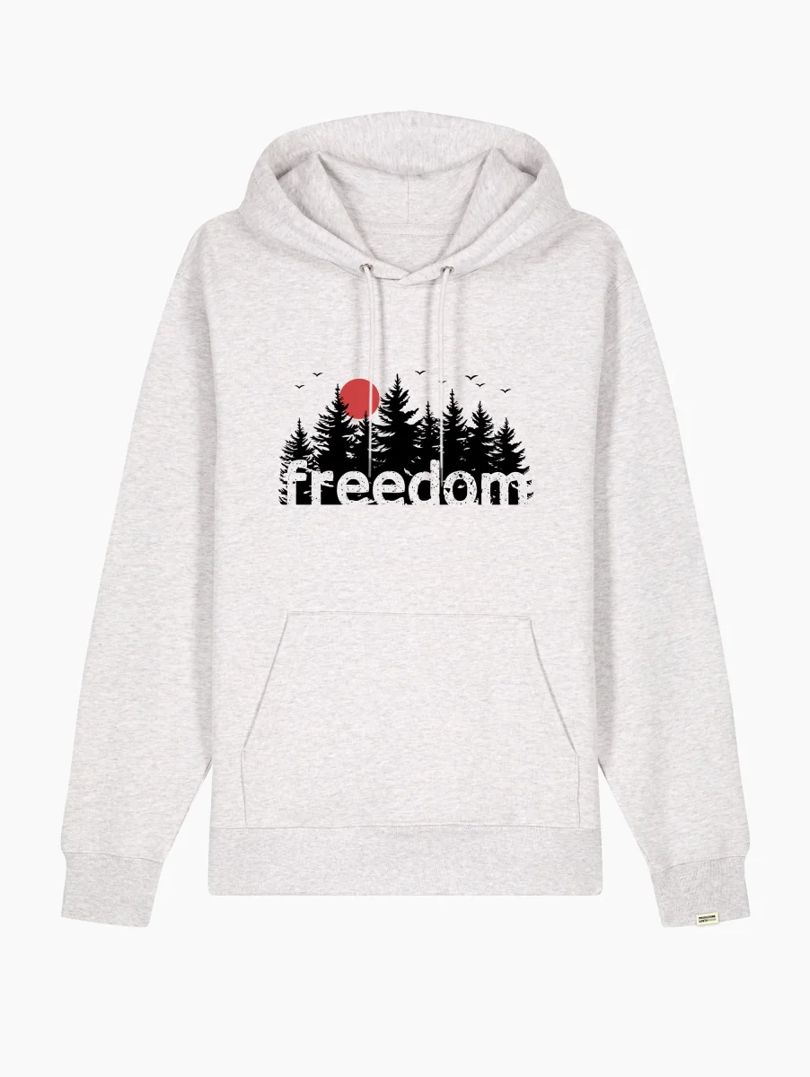 Felpa con cappuccio - Freedom - immagine 4