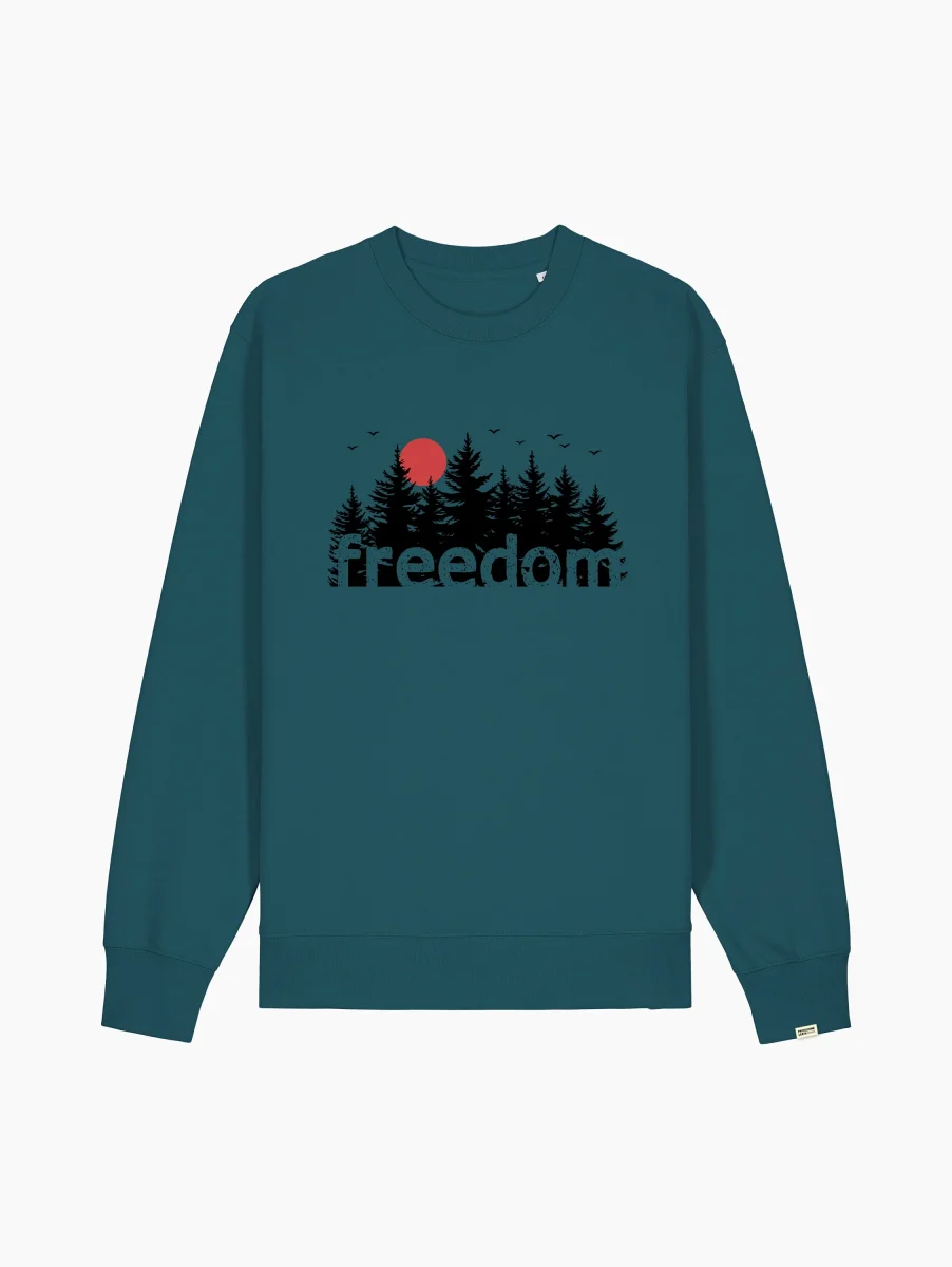 Felpa girocollo - Freedom - immagine 2