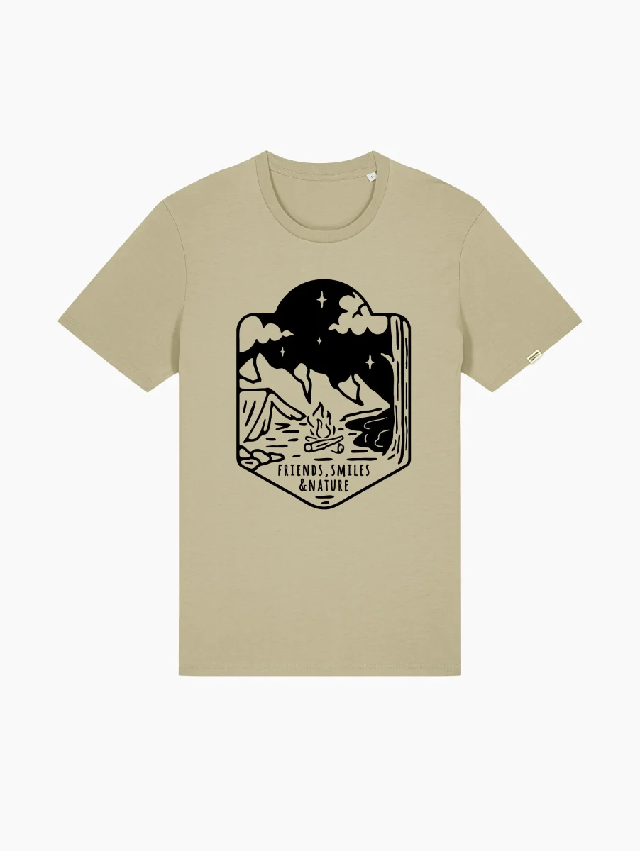 T-Shirt classica - Friends, smile & nature