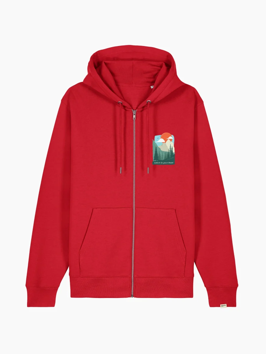 Felpa zip - Red Sun - immagine 7