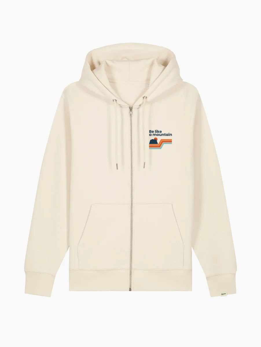 Felpa zip - Be like Monte Bianco 5 - immagine 2