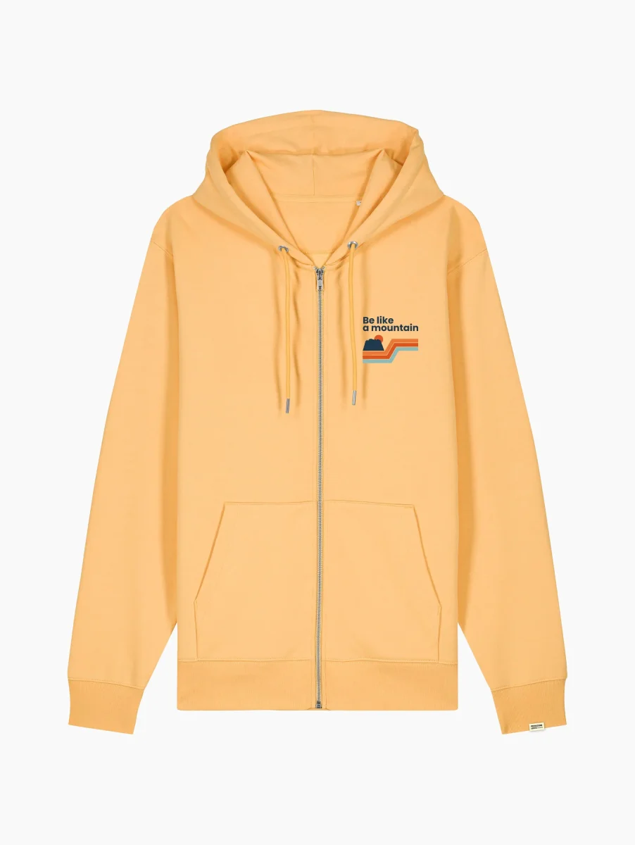 Felpa zip - Be like Monte Bianco 5 - immagine 4