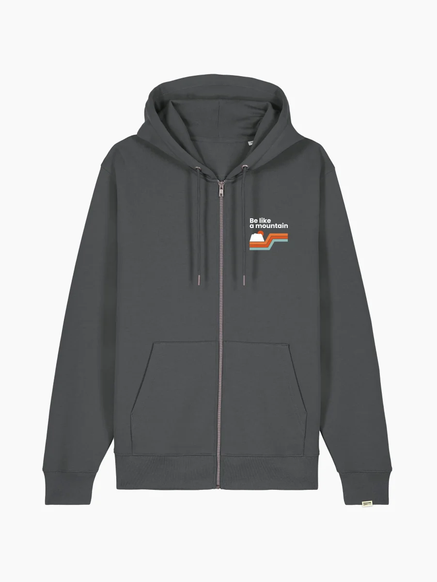 Felpa zip - Be like Monte Bianco 5 - immagine 5