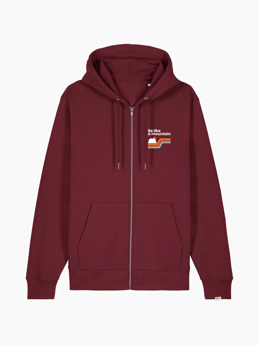 Felpa zip - Be like Monte Bianco 5 - immagine 6