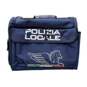 BORSONE BLU IN CORDURA POLIZIA LOCALE