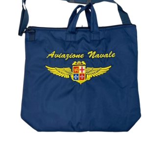 BORSA PORTA CASCO BLU AVIAZIONE NAVALE