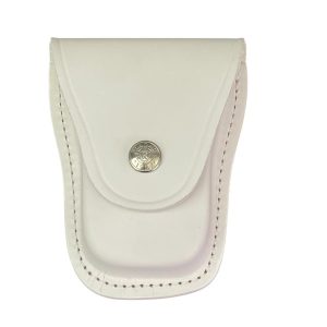 PORTA MANETTE IN PELLE BIANCA MOD. CHIUSO