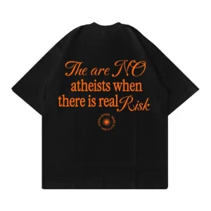 Risk T-Shirt Nera 100% Cotone Made in Italy | Horda Brand