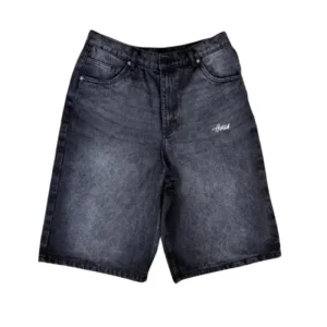 Shorts Denim Baggy Over Black Washed