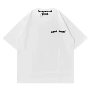 T-Shirt Bianca Boxy Fit 200g Made in Italy