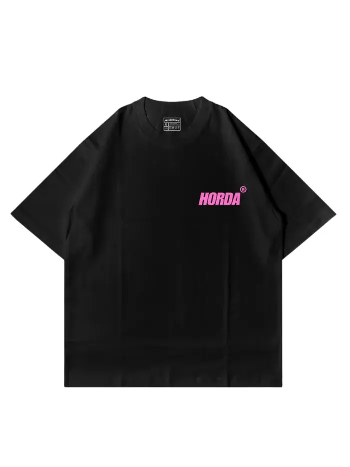 T-Shirt Nera 100% Cotone Made in Italy Don't Look - immagine 6