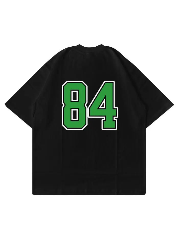 T-shirt Boxy Fit 220g in Cotone Premium College – Made in Italy - immagine 4