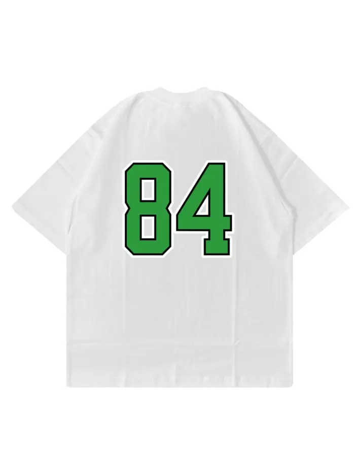 T-shirt Boxy Fit 220g in Cotone Premium College – Made in Italy - immagine 5