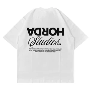 T-shirt "Reverse" 100% Cotone Vestibilità Oversize Made in Italy