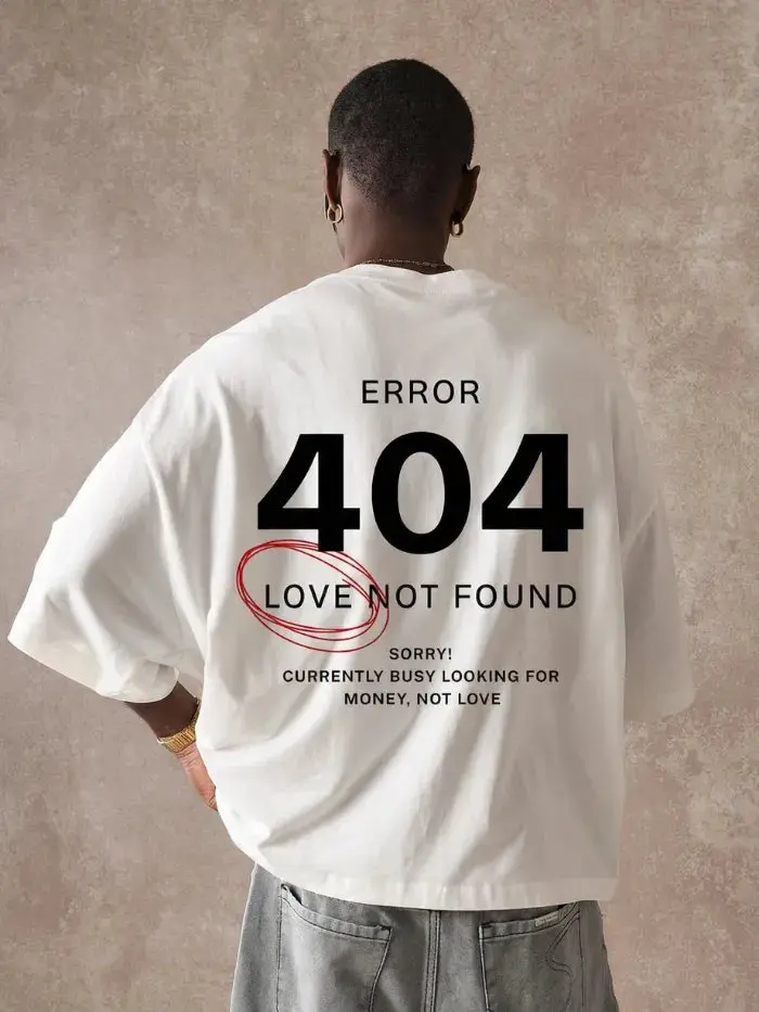 T-shirt "Vibes" Boxy Fit 100% Cotone Prodotta in Italia - immagine 4