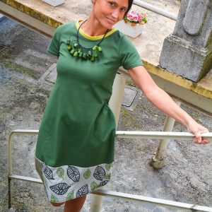 Abito Gaia Balloon verde